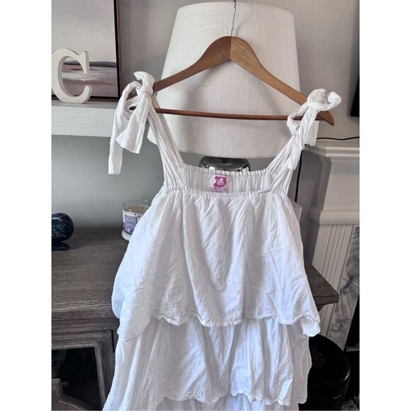 Victoria Dunn White Eyelet Bennet Maxi Dress Size XLarge - Picture 4 of 11